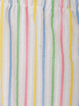 アメリカ製 ストライプ 長袖ワンピース