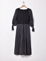 花刺繍 長袖 チロルワンピース