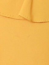 フリルデザイン ドッキング スリーブレスワンピース