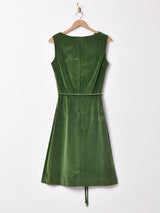 ベロア スリーブレスワンピース