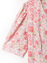 イギリス製 LauraAshley 花柄 半袖ワンピース