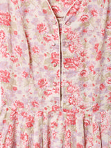 イギリス製 LauraAshley 花柄 半袖ワンピース