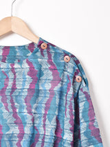 アメリカ製 総柄 七分袖 ワンピース