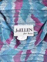 アメリカ製 総柄 七分袖 ワンピース