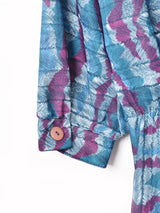 アメリカ製 総柄 七分袖 ワンピース