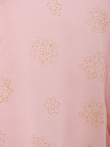 ラメ柄 シアー長袖シャツ