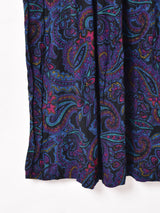 アメリカ製 ペイズリー柄 長袖ワンピース