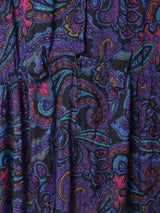 アメリカ製 ペイズリー柄 長袖ワンピース