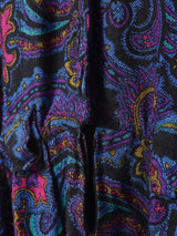 アメリカ製 ペイズリー柄 長袖ワンピース