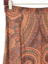 アメリカ製 総柄 ロングスカート