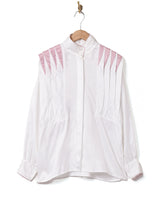 デザイン スタンドカラーシャツ