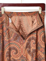 アメリカ製 総柄 ロングスカート