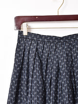 総柄 ベロア チロルスカート