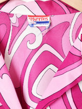 70's   サイケデリック柄 長袖シャツ