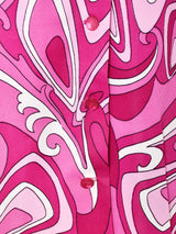 70's   サイケデリック柄 長袖シャツ