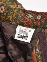 総柄 フレアスカート