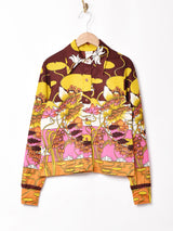 70's 総柄 長袖シャツ