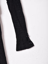 レイヤードデザイン 長袖ワンピース