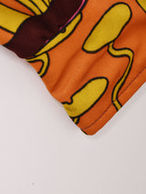 70's 総柄 長袖シャツ