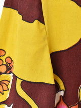 70's 総柄 長袖シャツ