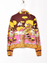 70's 総柄 長袖シャツ