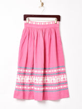 グアテマラ刺繍 フレアスカート