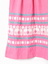 グアテマラ刺繍 フレアスカート
