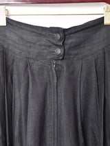 ハートバックル リネンスカート