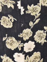 花柄 長袖ワンピース