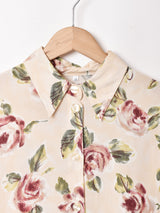 花柄 長袖シャツ