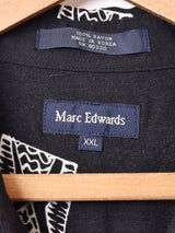 総柄 半袖シャツ