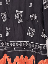 総柄 半袖シャツ