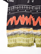 総柄 半袖シャツ