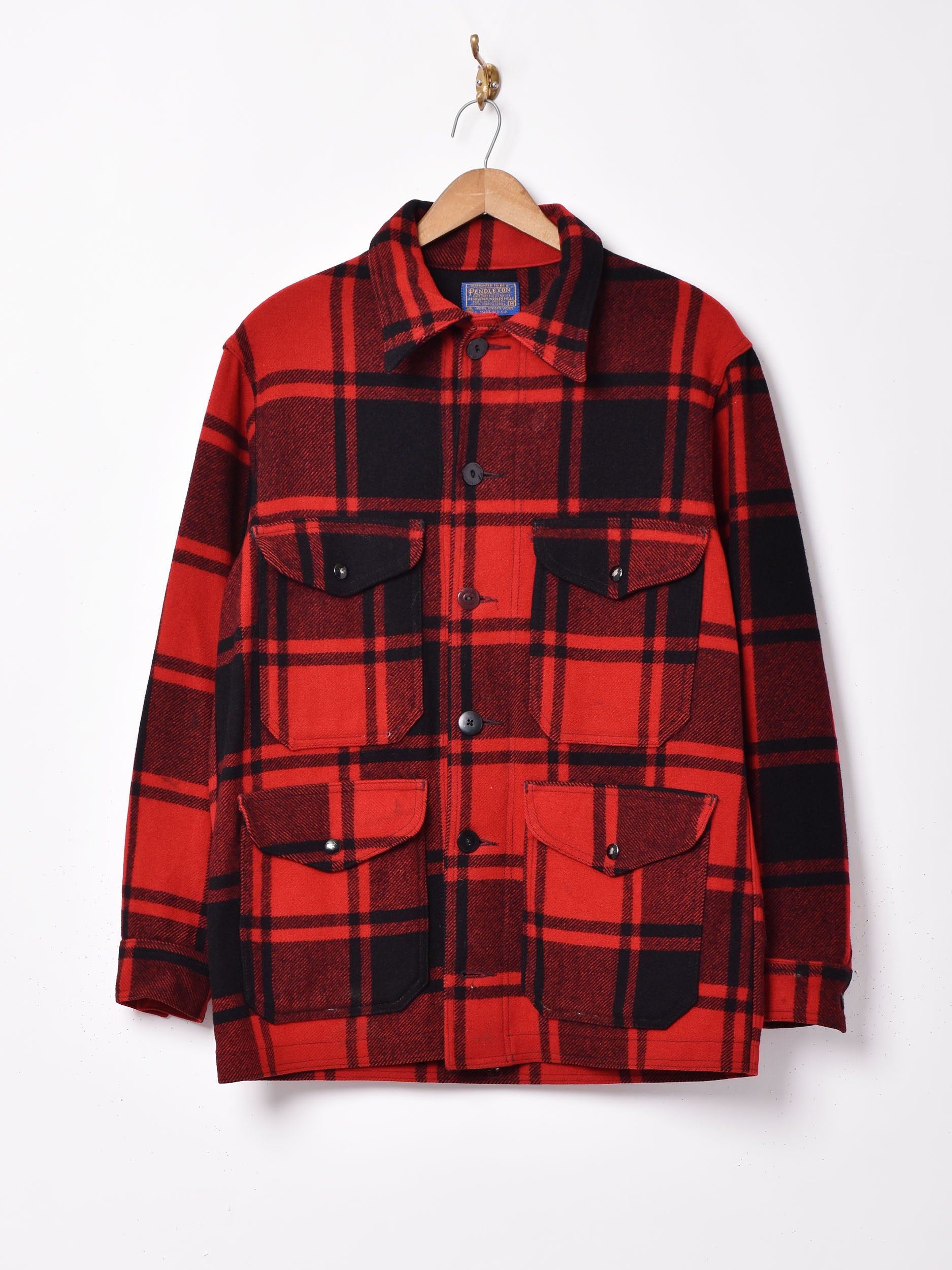 アメリカ製 PENDLETON チェックウールジャケット – 古着屋Top of the