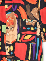 アメリカ製 総柄 半袖シャツ