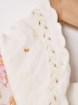 花柄 ビッグカラーワンピース