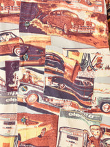 クラシックカー 総柄 半袖シャツ