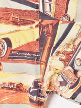 クラシックカー 総柄 半袖シャツ