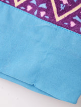 総柄 エスニック ワンピース