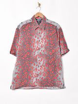 総柄 半袖シャツ