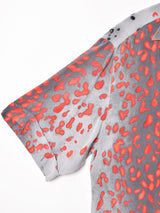 総柄 半袖シャツ