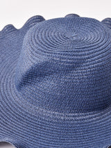 ウェーブブリム ストローハット
