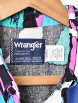 アメリカ製 Wrangler 総柄 長袖シャツ
