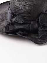 ビッグリボン ストローハット