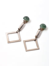 ダイヤモンドプレート ダングルイヤリング