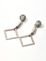 ダイヤモンドプレート ダングルイヤリング