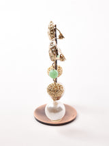 パール ダングルイヤリング