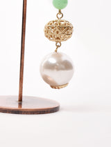 パール ダングルイヤリング