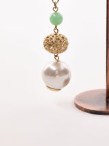 パール ダングルイヤリング