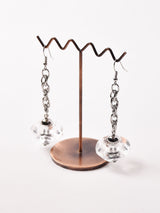 クリア×チェーン ダングルピアス